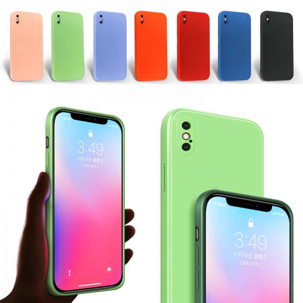 İPHONE X RUBBER SİLİKON - GOLD - YSR