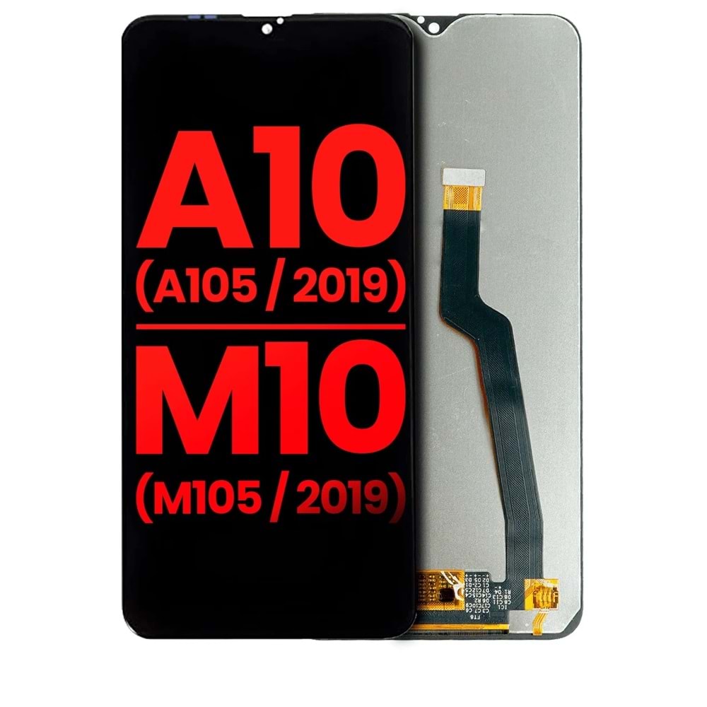 SAMSUNG M10 (M105) - A10(A105) (SİYAH) EKRAN ÇITASIZ
