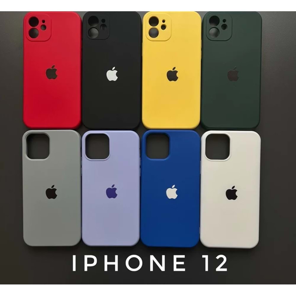 İPHONE 12 (BLACK) LANSMAN SİLİKON KILIF