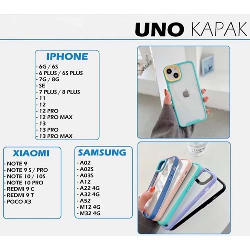 İPHONE 12 PROMAX UNO KAPAK - MOR - YSR